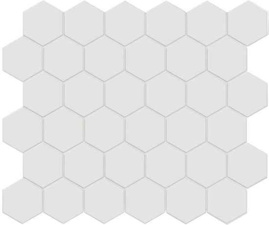 2" Vintage Grey Matte Hex Mosaic | Quality Carpet Inc.