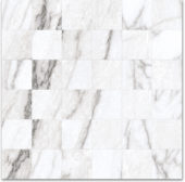 2X2 Mosaic-Matte Glamour White | Quality Carpet Inc.