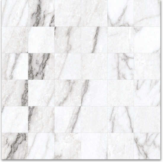 2X2 Mosaic-Matte Glamour White | Quality Carpet Inc.