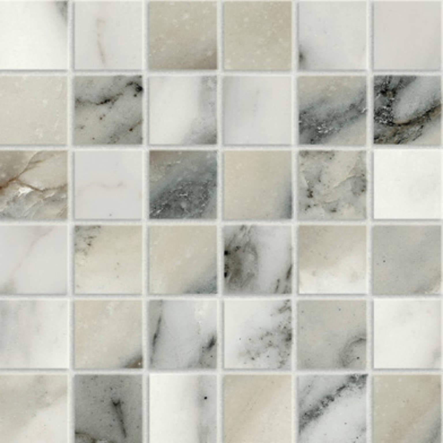2X2 Mosaic-Polished Allure Blue | Quality Carpet Inc.