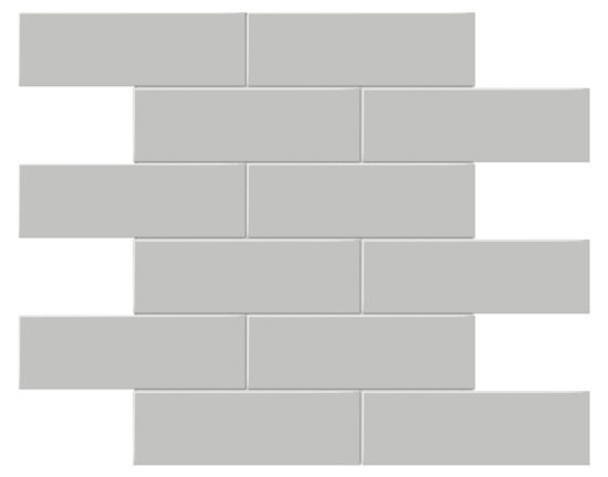 2x6 Loft Grey Matte Brick Mosaic | Quality Carpet Inc.
