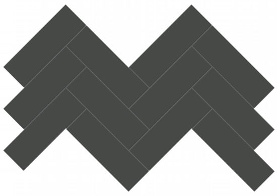 2x6 Retro Black Glossy Herringbone Mosaic | Quality Carpet Inc.