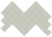 2x6 Soft Sage Glossy Herringbone Mosaic | Quality Carpet Inc.
