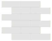 2x6 Vintage Grey Matte Brick Mosaic | Quality Carpet Inc.