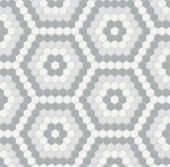 Afternoon Blend Matte Hexagon Pattern Mosaic | Quality Carpet Inc.