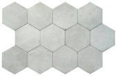 Alma 5.5X6.3 Grey Hexagon | Quality Carpet Inc.