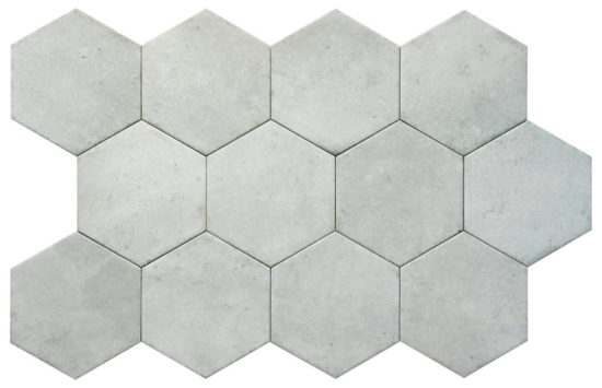 Alma 5.5X6.3 Grey Hexagon | Quality Carpet Inc.