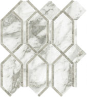 Arabescato Verona Polished Modella Mosaic | Quality Carpet Inc.