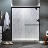 Carrara Marble Shower Wall Kit 32x60x78 | Quality Carpet Inc.