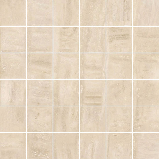 Crema Navona Polished 2X2 Mosaic | Quality Carpet Inc.