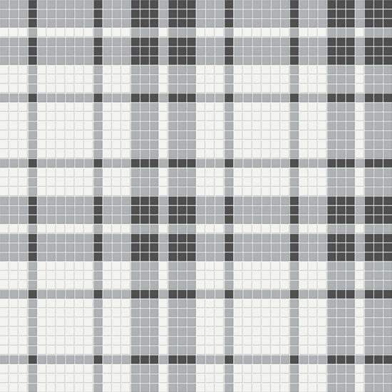 Dawn Blend Matte Plaid Pattern Mosaic | Quality Carpet Inc.