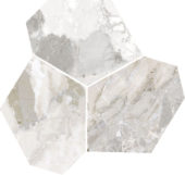 Dynasty White Polished/Matte 11X12 Eggs Mosaic | Quality Carpet Inc.