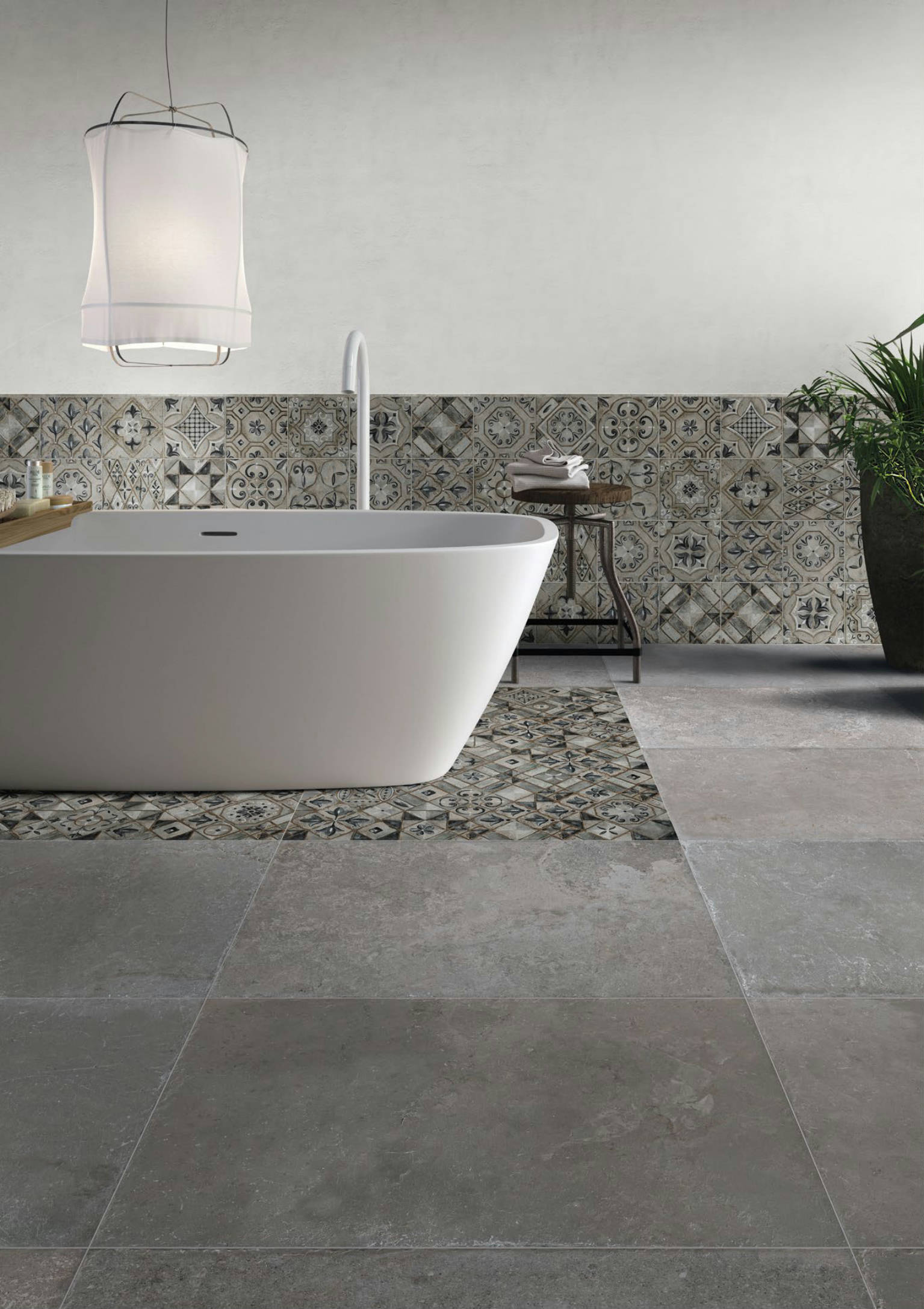 Elevation Menfi Grey 24x24 | Quality Carpet Inc.