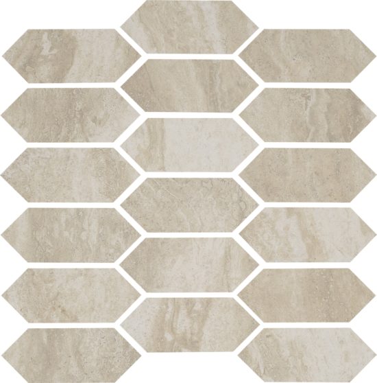 Essence Beige Picket Mosaic | Quality Carpet Inc.