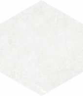 Form 5.5X6.3” White Hexagon | Quality Carpet Inc.