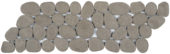 Grey Reconstituted Pebble Mosaic Interlocking Border | Quality Carpet Inc.