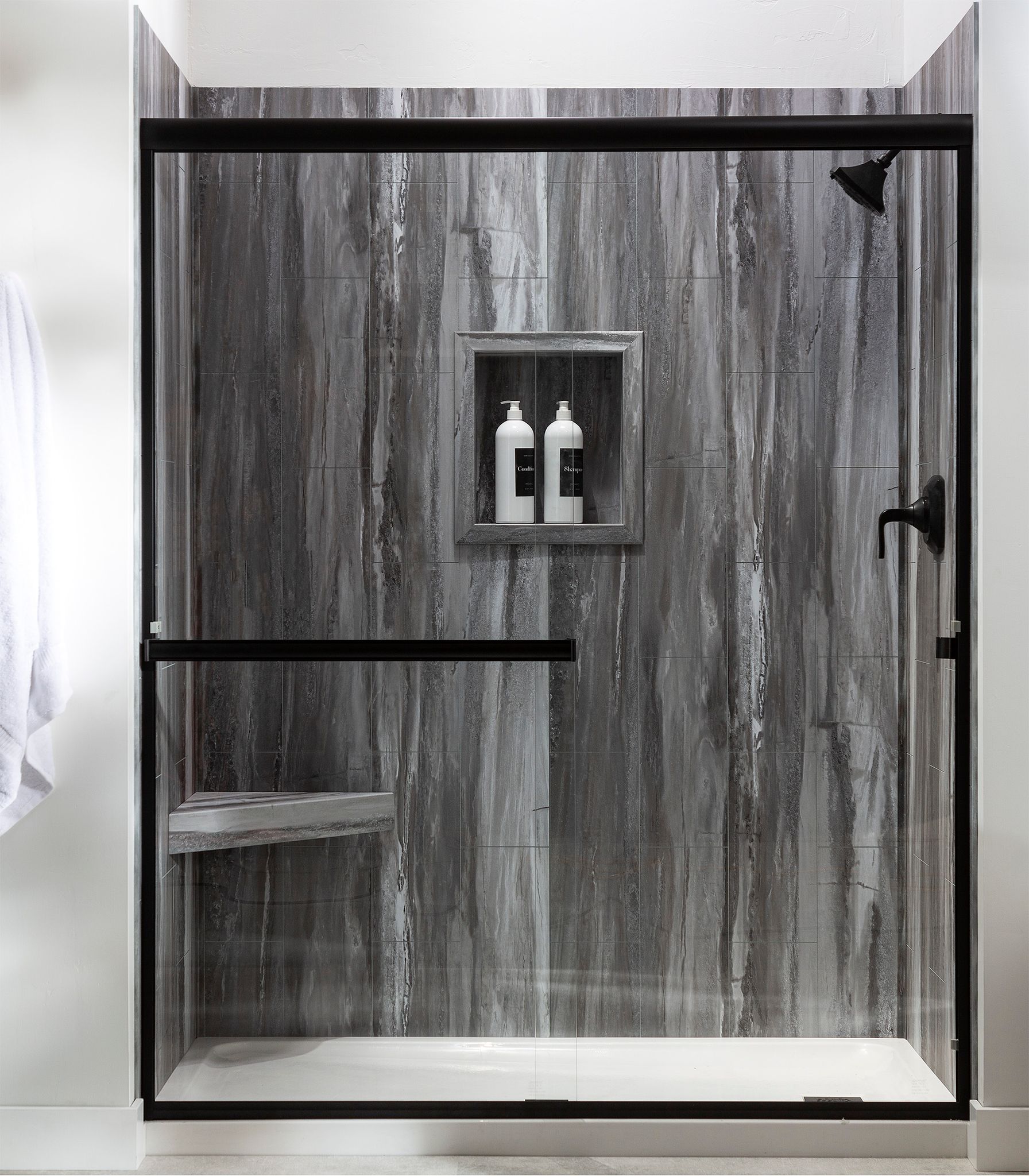 Hermitage Granite Shower Wall Kit 30x60x78 | Quality Carpet Inc.
