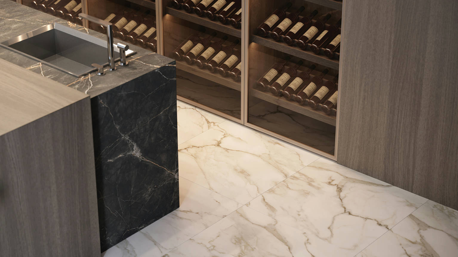 Luxury Amalfi Calacatta 32x32 3 | Quality Carpet Inc.