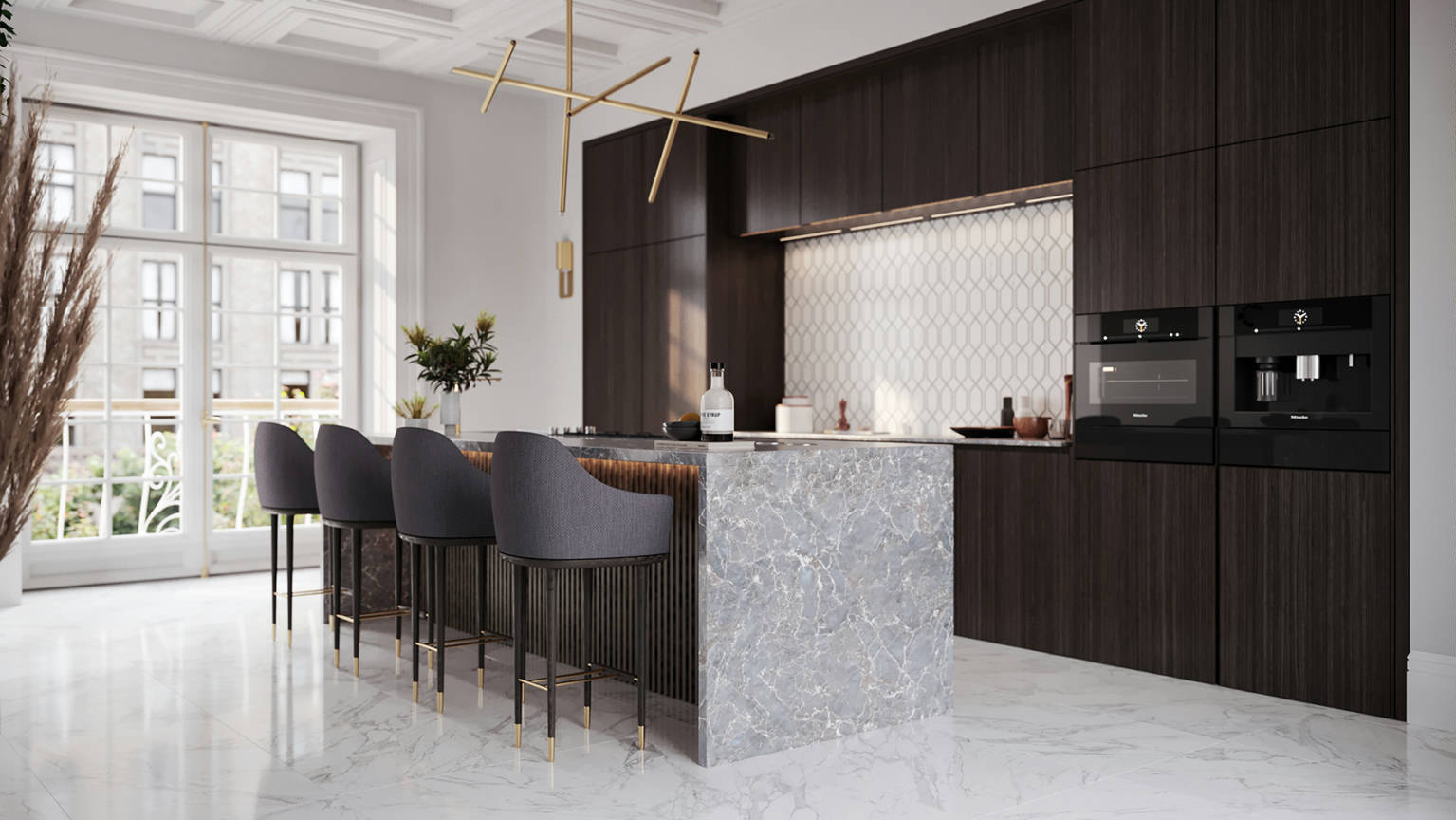 Luxury Milano Statuario 24x48 2 | Quality Carpet Inc.
