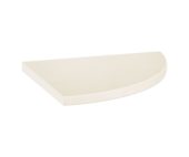 Marmiline Ivory 9x9 Corner Shelf | LA TERRA STONE