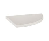Marmiline Pearl 9x9 Corner Shelf | LA TERRA STONE