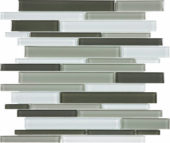 Mineral Blend Random Strip Mosaic | Quality Carpet Inc.