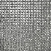Mini Hexagon Silver Aluminum Mosaic | Quality Carpet Inc.