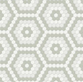 Morning Blend Matte Hexagon Pattern Mosaic | Quality Carpet Inc.