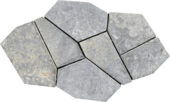 Opus Light Grey Marble Meshed Mounted Mosaic | Quality Carpet Inc.