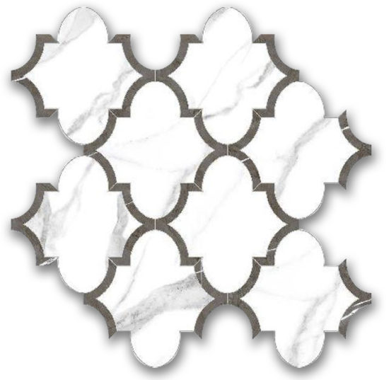 Polished Love Arabesque Mosaic | Quality Carpet Inc.