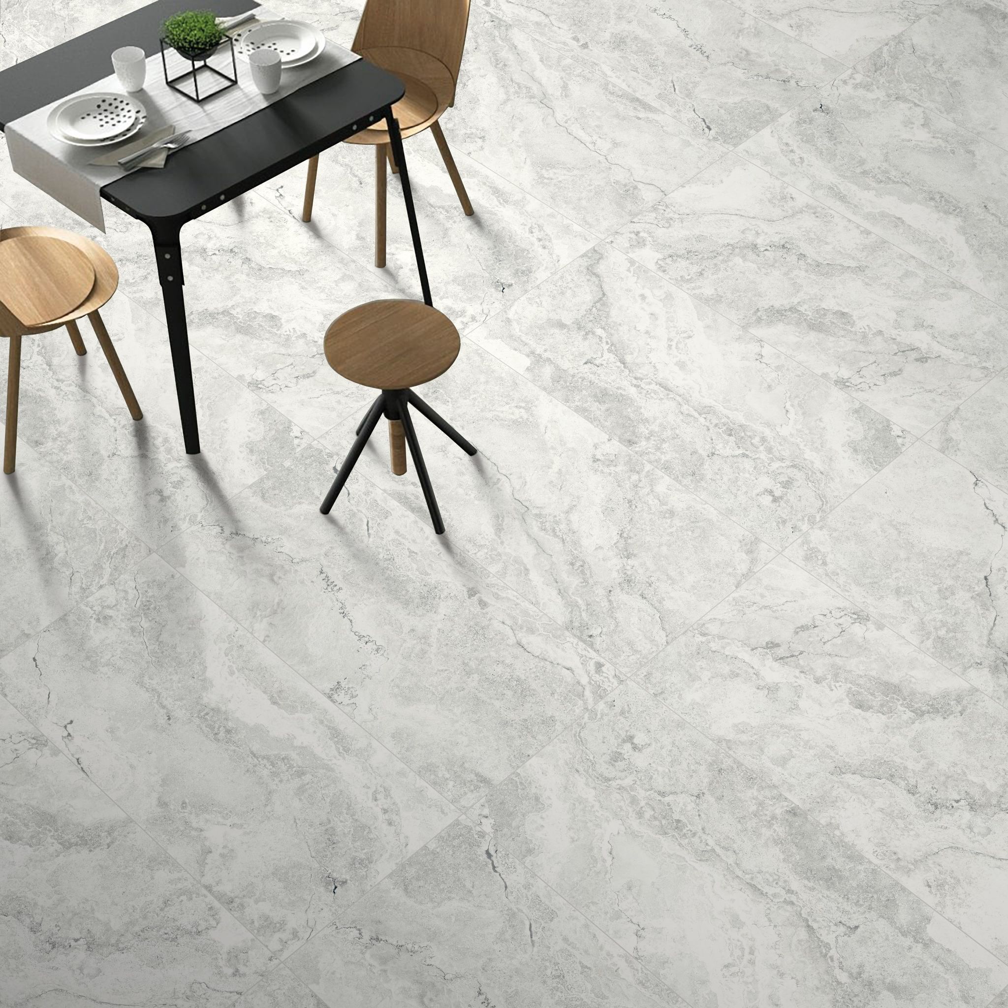 Portofino 24x48F Bianco | Quality Carpet Inc.