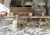 Seville 5.5X6.3” Grey Hexagon | Quality Carpet Inc.