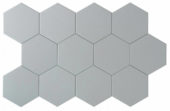 Vida 5.5X6.3” Pearl Hexagon | Quality Carpet Inc.