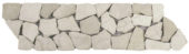 White Opus Mosaic Interlocking Border | Quality Carpet Inc.
