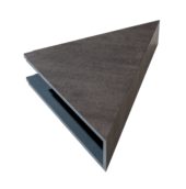Ashen Slate Shower Shelf 14.56x7.12x2 | LA TERRA STONE