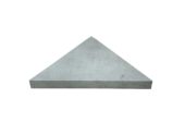 Frost Nickel Shower Bench 26x18.63x3 | LA TERRA STONE