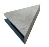 Frost Nickel Shower Shelf 14.56x7.12x2 | LA TERRA STONE