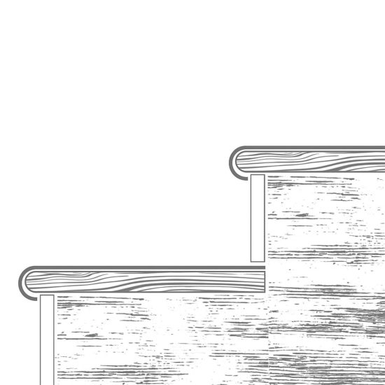 Stair Tread Northern Oak White | LA TERRA STONE