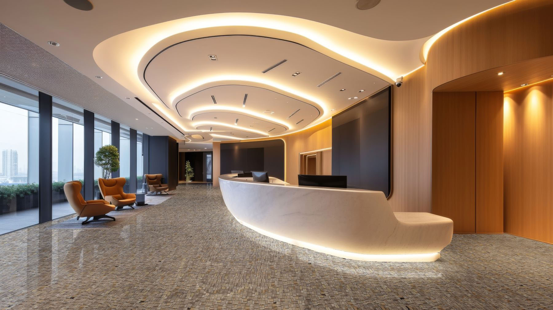 Cubic Fossil Wood Stone  | LA TERRA STONE
