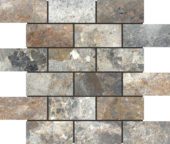 Elongated Hexagon Royal Vein "Leaves" Mosaic | LA TERRA STONE