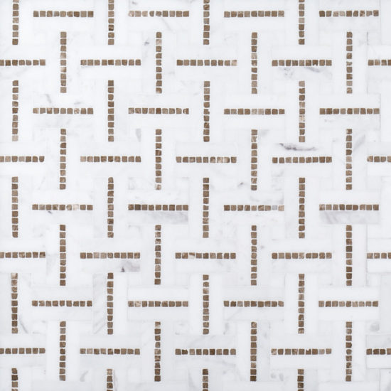 Gazebo Cream Mosaic | LA TERRA STONE
