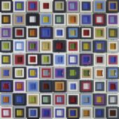 Multicolor Square Mix Glass Resin | LA TERRA STONE
