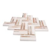 Rosey Weave Mosaic | LA TERRA STONE