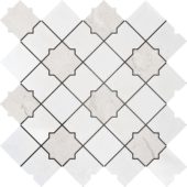 Star & Square White & Beige Mix Marble | LA TERRA STONE