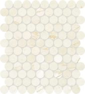 Avorio Crema 1.25 Penny Round Mosaic | LA TERRA STONE