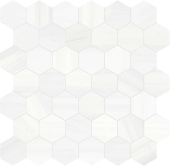 Cosmo Lumino 2 Hexagon Mosaic | LA TERRA STONE