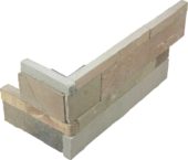 Ledger Stone 6x18 Assembled Corner | LA TERRA STONE