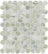 Moscato Argento 1.25 Penny Round Mosaic | LA TERRA STONE