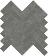 Stark Carbon 1.25x4 Herringbone Mosaic | LA TERRA STONE