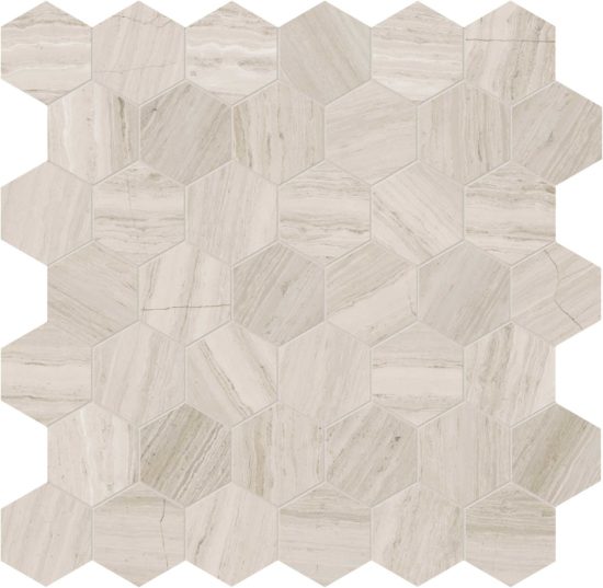 Strada Mist 2 Hexagon Mosaic | LA TERRA STONE